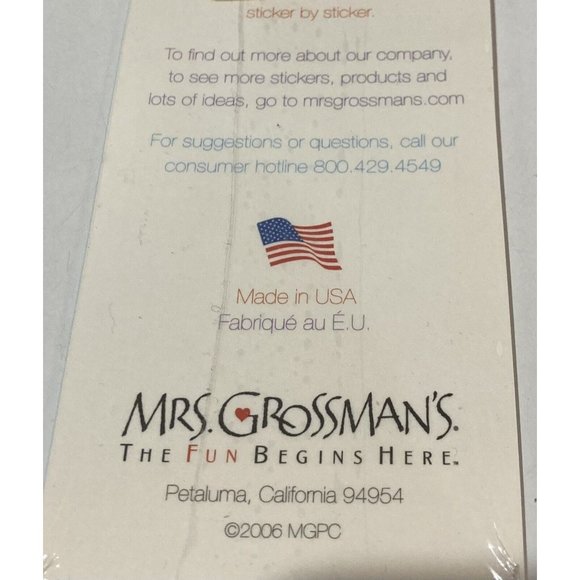Mrs Grossman Vintage Stickers Graduate Graduation Hat Cap Sticker Sheets 2000s - Picture 4 of 5